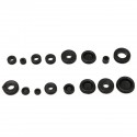 250Pcs Rubber Grommet Seal Hole Plug Set Electrical Wire Gasket Assortment Kit