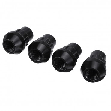 4Pcs M12 x 1.5 Wheel Locks Locking Nuts Tapered Seat Inc Key For Ford Focus Fiest