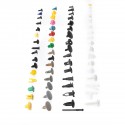 500Pcs Mixed Plastic Car Fastener Clip Bumper Fender Trim Kit Rivet Door Panel