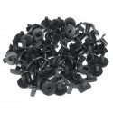 50PCS Black Interior Auto Car Fastener Clip Car Push Type Rivet Retainer Bumper Fender Fixed Clamp For Peugeot Citroen