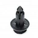 50pcs 8mm Black Plastic Door Trim Moulding Clip Retainer Panel Car Fastener Clip For Toyota