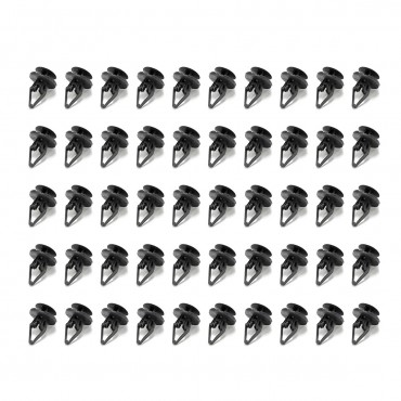 50pcs Nylon Liner Clip Pushpin For Ford For Hummer For GM Torrent Equinox