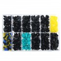 555Pcs Car Plastic Fastener Clips Removal Plier Bumper Fender Door Trim Panel Rivet Retainer Universal