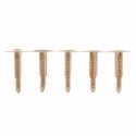 5pcs Beige Grey Roof Headlining Clips For Ford Transit 2000-2006 Onwards