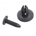 6mm Universal 50pcs Plastic Car Rivet Fastener Car Door Bumper Cover Fender Bumper Fixed Clip