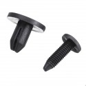 6mm Universal 50pcs Plastic Car Rivet Fastener Car Door Bumper Cover Fender Bumper Fixed Clip