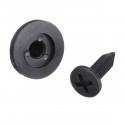 6mm Universal 50pcs Plastic Car Rivet Fastener Car Door Bumper Cover Fender Bumper Fixed Clip