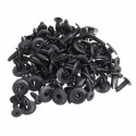 8mm Universal 50pcs Plastic Car Rivet Fastener Door Bumper Cover Fender Bumper Fixed Clip