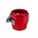 AN10 Hex Hose Finisher Clamp With Screw Band Hose End Cover Fitting Adapter Connector