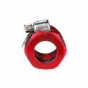 AN10 Hex Hose Finisher Clamp With Screw Band Hose End Cover Fitting Adapter Connector