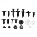 Car Bumper Fender Plastic Trim Rivets Buckle Fastener Clips & Dash Radio Open Kit