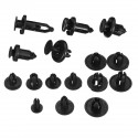 Car Bumper Fender Plastic Trim Rivets Buckle Fastener Clips & Dash Radio Open Kit