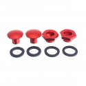 Red Rear Window Windshield Glass Strut Hardware Kit For Honda Civic Hatchback 1992-1995 CRV 1997-2001