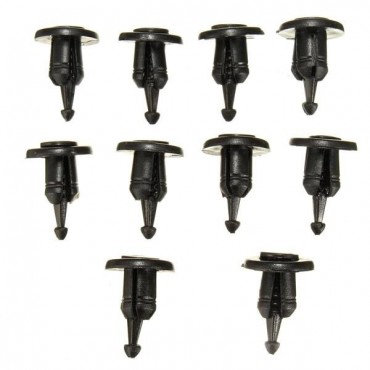 Set of 10 Bumper Trim Clip for Renault Clio Laguna Megane Espace