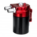 Universal 300mL Oil Catch Tank with Breather Filter Red/Blue For Car Modification