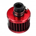 Universal 300mL Oil Catch Tank with Breather Filter Red/Blue For Car Modification