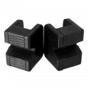 2Pcs Black Universal Car Support Jack Lift Rubber Pads Cushion