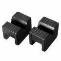 2Pcs Black Universal Car Support Jack Lift Rubber Pads Cushion