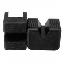 2Pcs Black Universal Car Support Jack Lift Rubber Pads Cushion