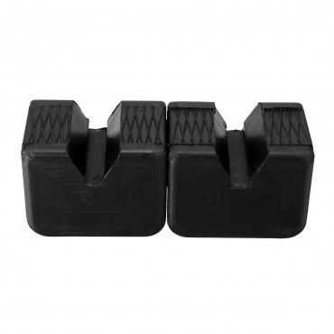 2Pcs Black Universal Car Support Jack Lift Rubber Pads Cushion