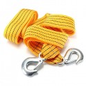 3T 2.8M Tow Towing Pull Rope 2 Heavy Duty Forged Steel Hooks