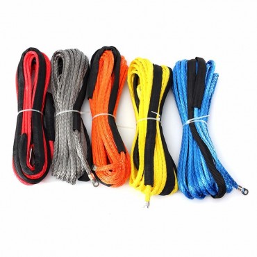 6mmX12m Synthetic Winch Line Cable Rope For Car 4X4 Off Road ATV UTV