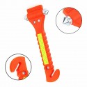 Car Emergency Safety Hammer Life-Saving Escape Tool 2Pcs with Double-sided Fluorescent Strip