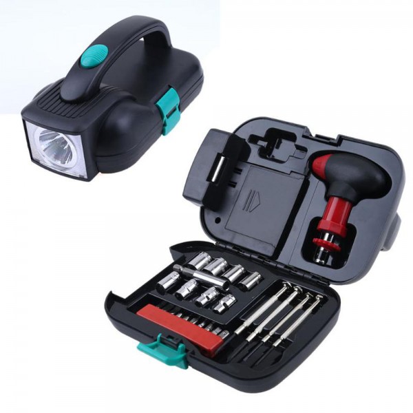 Multifunctional Household Repair Tools Kit For Universal Car Adjusting Ratchet Screwdriver