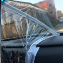 Universal Car Isolation Film Fully Enclosed Transparent Isolation Curtain Protective Film For SUV Taxi Car