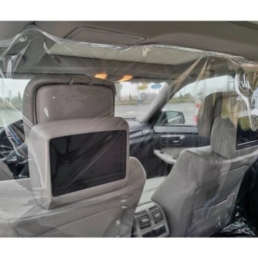 Universal Car Isolation Film Fully Enclosed Transparent Isolation Curtain Protective Film For SUV Taxi Car