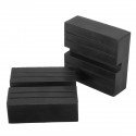 Universal Slotted Frame Rail Floor Rubber Jack Lift Pads