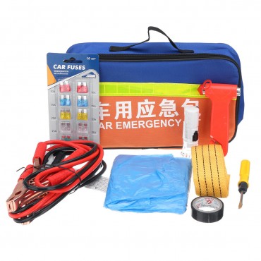 Vehicle First Aid Emergency Tools Kit Car Practical Rescue Chartered With Suit