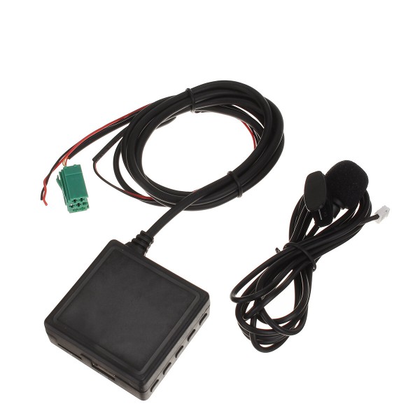 3.5mm AUX TF USB CD Audio Cable Adapter 6Pin with bluetooth Microphone For Renault 2005-2011