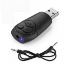 Car bluetooth 3.0 Wireless Audio Receiver Speaker Adapter USB U Disk 3.5mm AUX Hands-free