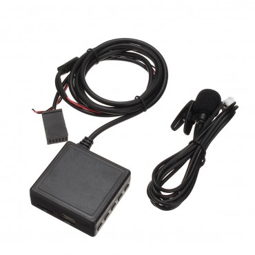 Car bluetooth 5.0 HIFI bluetooth Module AUX Microphone Cable Audio Radio Stereo Adapter For Ford