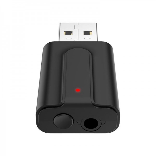 T10 2-in-1 Bluetooth 5.0 Audio Car Receiver Transmitter Dual Signal One-button Switching HiFi Adapter