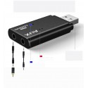 TX11-C bluetooth 5.0 + EDR Audio Transmitter Support 3.5mm AUX Coaxial USB Audio Input Interface