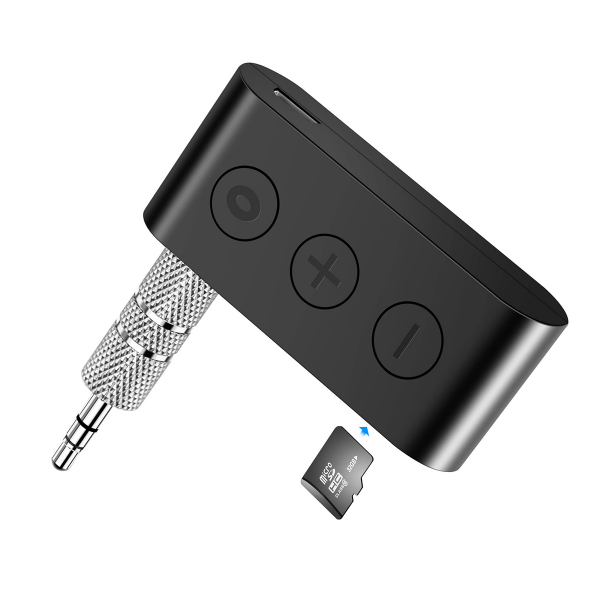 bluetooth 5.0 Audio Reciver TF Card Playback Wireless Free Listening Adapter MP3 Player HD Handsfree Call