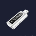 bluetooth 5.0 Audio Wireless Receiver Transmitter Adapter White MP3 Player AUX FM Dual Output TF USB 3.5mm Jack For TV PC Car Kit