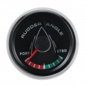 0-190 ohm 52mm LCD Boat Marine Rudder Angle Indicator 8 Color Backlight 9~32V