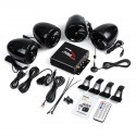 1000W bluetooth Stereo 4 Speaker Motorcycle Audio ATV Music MP3 System AUX FM Radio