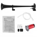 12V 178dB Single Trumpet Air Horn Compressor System Kit For Truck Boat Train Van