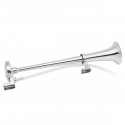 12V 178db Trumpet Air Horn With Compressor Super Loud Single Chrome Universal For Boat Train Car