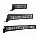 12V-80V 7 Inch/13 Inch/19 Inch LED Work Light Bar 12LED/24LED/36LED 36W/72W/108W 6500K IP67 Slim Single Row Spot Beam Off-Road Waterproof