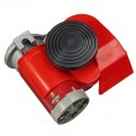 24V 139dB Dual Tone Electric Pump Trumpet Air Loud Horn Compact For Car Truck Boat Motorcycle