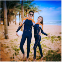Men Women Diving Wetsuit Set Quick-drying Watersport Jellyfish Sunscreen Swimming Jumpsuit Scuba Suit