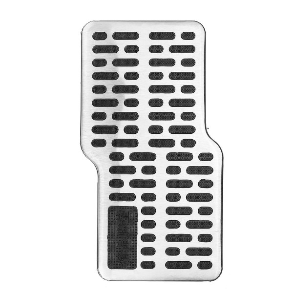 Non-slip Stainless Heel Pad Foot Rest Pedal Plate Floor Carpet Mat