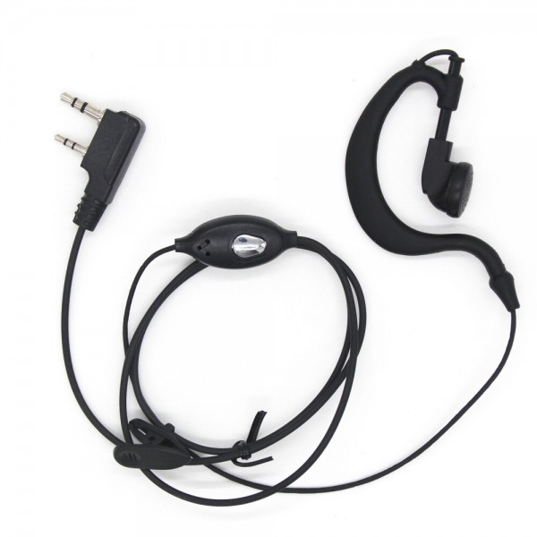 PTT Mic Headphone Walkie Talkie Earpiece Headset For UV-5R UV-5RE UV-6R BF-888S Ksun For Kenwood CB Two Way Radio