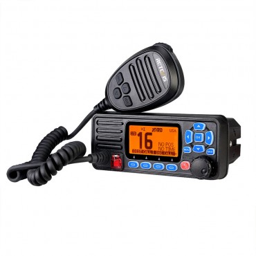 RA27 VHF Marine Radio Transceiver 25W IP67 Waterproof GPS NOAA Fixed-Mount Class D DSC Marine Transceiver