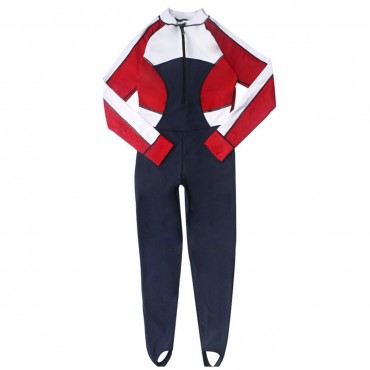 Women Diving Jacket Set Suit With Zipper Snorkeling Wetsuit Watersport Sunscreen Swimming Jumpsuit Scuba